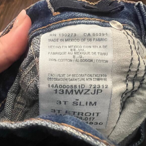 Wrangler Boys Jeans Size 3T Slim - Picture 6 of 6